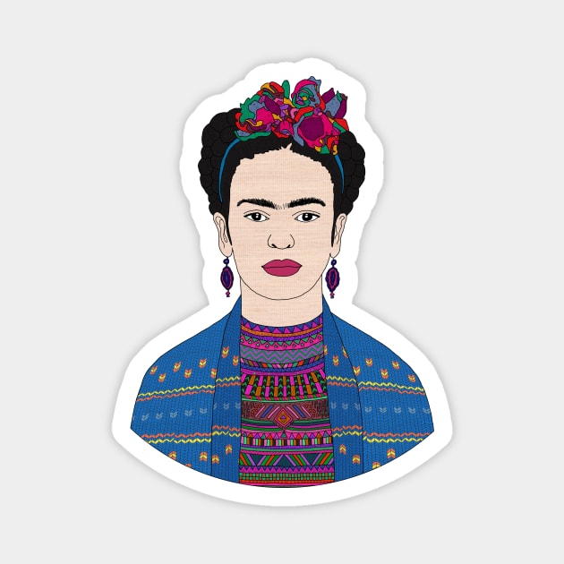 Viva La Frida Magnet by BiancaGreen