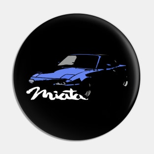 Miata MX5 I NA Blue Cutout Pin