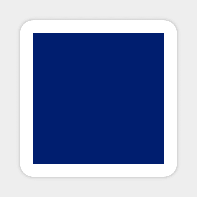 Deep Classic Blue Current Fashion Color Trends Magnet by podartist