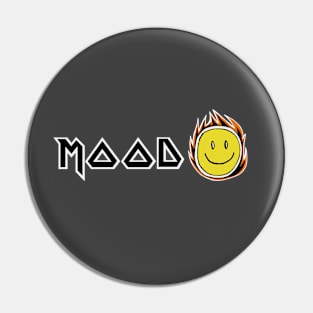 Mood: Fire Smiley Pin