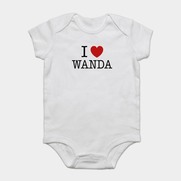 I Love Wanda Wandavision Body Bebe Teepublic Fr