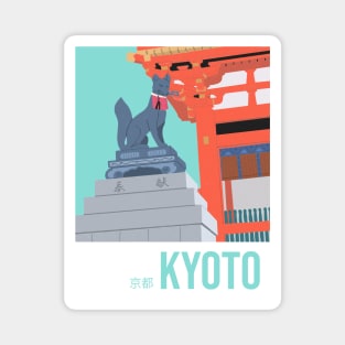 Fushimi Inari Temple - Kyoto Landscape Magnet