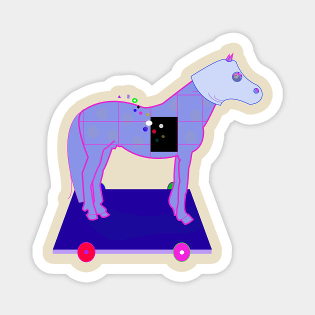 Trojan Horse Magnet by momomoma