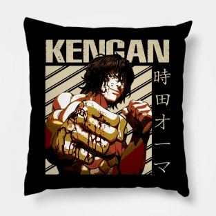 Yamashita's Determination Kengan Underground Wars Tee Pillow