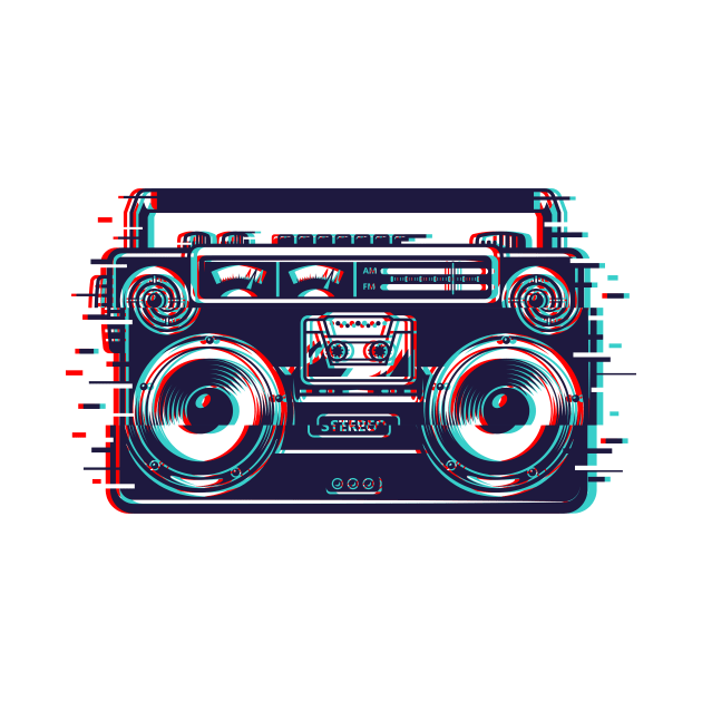 Boombox glitching by Snowman store