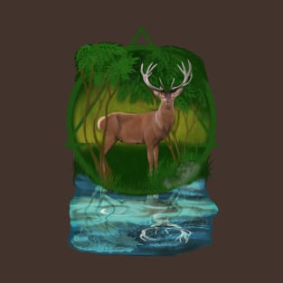 Reindeer in the forest T-Shirt