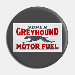 Super Greyhound Motor Fuel vintage sign Pin