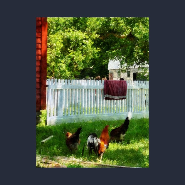 Housekeepers - Laundry Hanging on Fence by SusanSavad