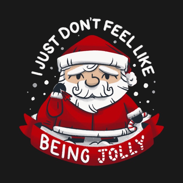 Funny Santa - Not So Jolly Old Saint Nick by aaronsartroom