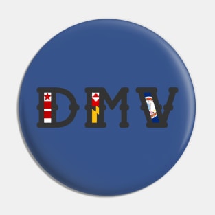 Old School DMV Pin