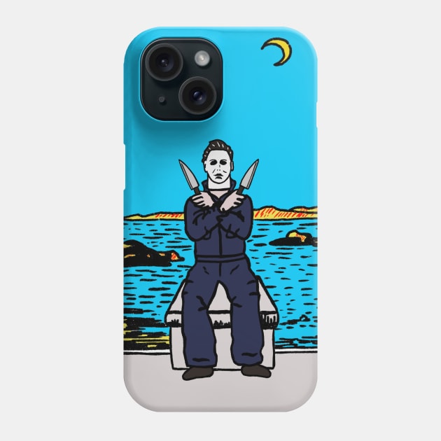 Two of Swords Michael Myers Tarot i Phone Case by This Is Fun, Isn’t It.