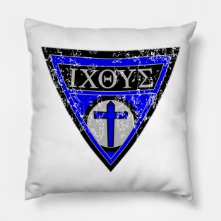 The Greatest Christian Hero Shield Version 2 Pillow