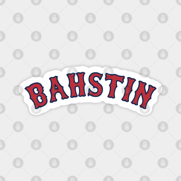 BAHSTIN - White 1 Magnet by KFig21