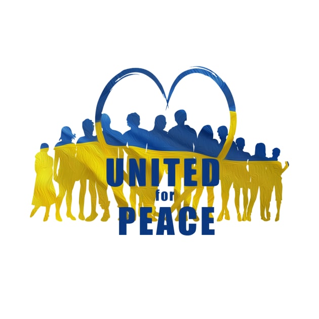 United for Peace, Stand with Ukraine by MONLart