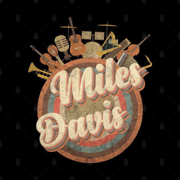 Music Tour Vintage Retro // Miles Davis by kumurkumur