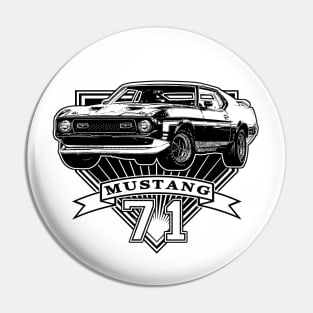 71 Mustang Pin