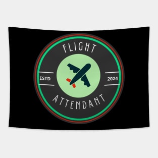 Flight Attendant Tapestry