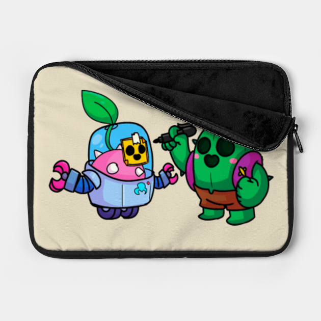 Sprout And Spike Design Brawl Stars Videogames Funda Para Laptop Teepublic Mx - estuche brawl star