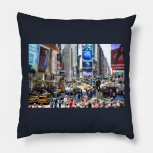 Times Square In Minature Pillow