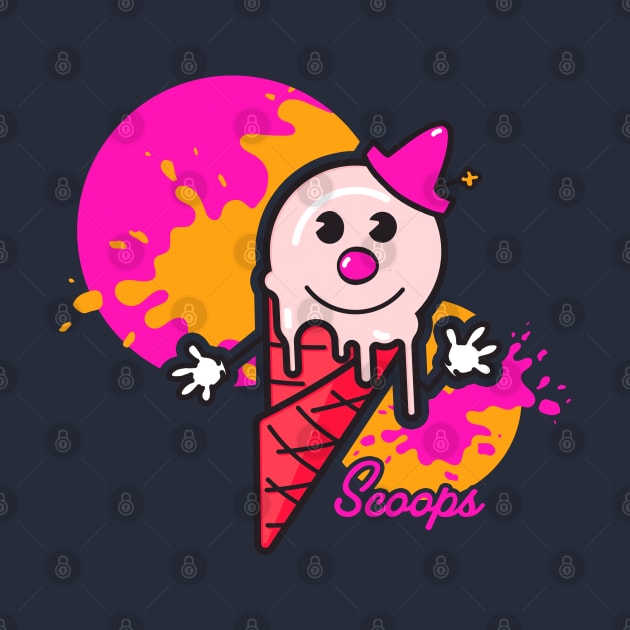 Pop Art for Kids | Scoops | Magenta by Royal Mantle