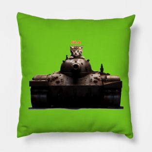 CAT TANK - because you are cute doesn't mean you don't mean business Pillow