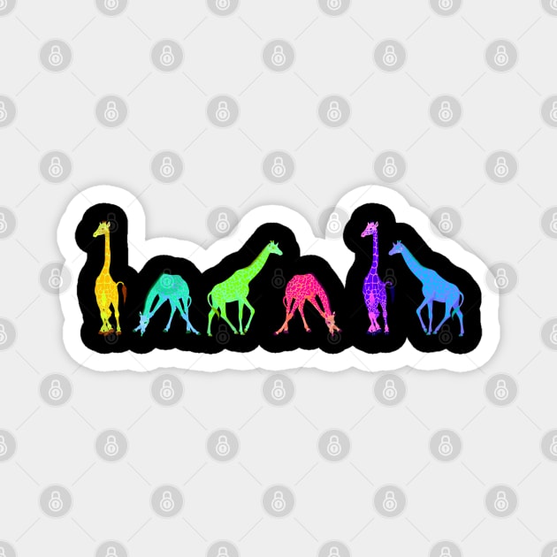 Giraffe G001 Magnet by cutequokka