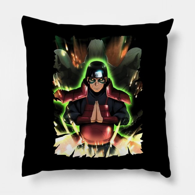 HASHIRAMA SENJU ANIME MERCHANDISE Pillow by julii.draws