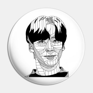 Yunho line-shaded Pin