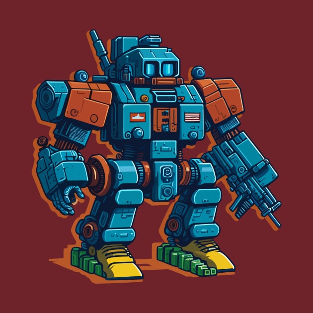 Toy Mech by Stuttgart Sticker Company