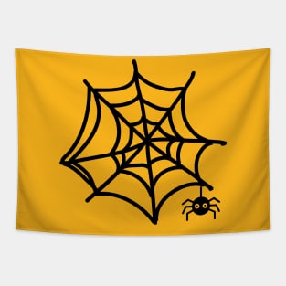 Spider halloween unisex t shirt Tapestry