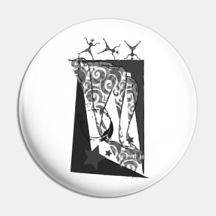 Somersault Abstrace Design Pin