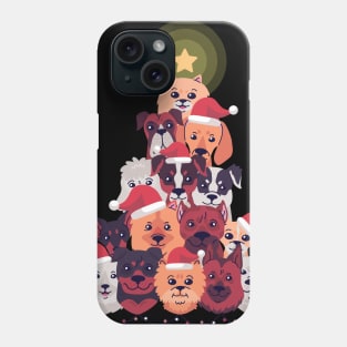 Dog Christmas Tree Phone Case