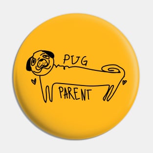 Pug Parent Pin