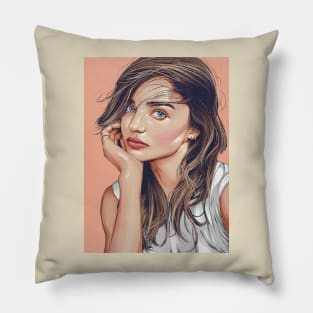 Miranda - pretty woman Pillow