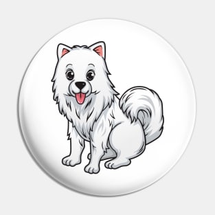 Happy Husky Pin