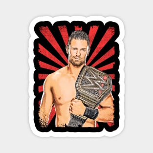 The Miz Wrestling Vintage Fan Art Magnet