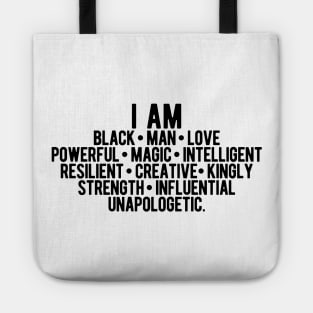 I AM A Strong Black Man | African American Tote