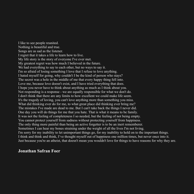 Jonathan Safran Foer Quotes by qqqueiru