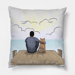 Just Hodl/Shiba Inu/Diamond Hands Pillow