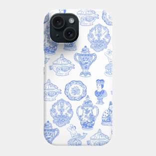 Ocean ink porcelain graphic Phone Case