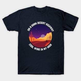 Philadelphia Eagles Hippie car on a dark desert highway cool wind in my  hair shirt - Kingteeshop