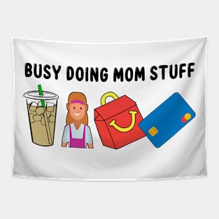 Mama Busy Doing Mom Stuff Funny Mother's Day Tapestry