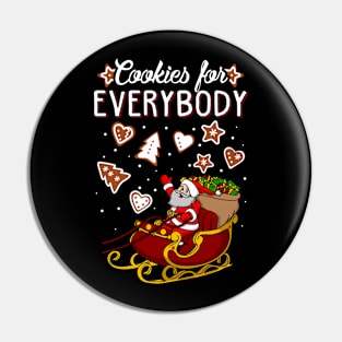 Cookies For Everybody Christmas Ugly Sweater Pin