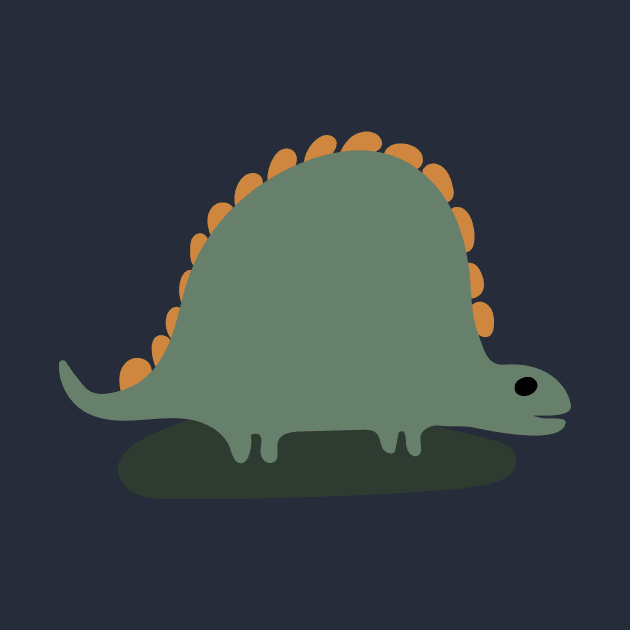 Dinosaur cute cartoon design funny character by Tjstudio