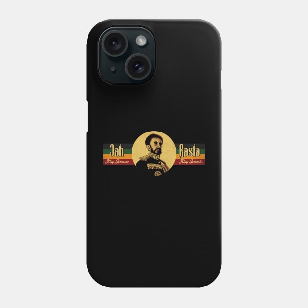 Jah Rastafari, Selassie Phone Case by CTShirts