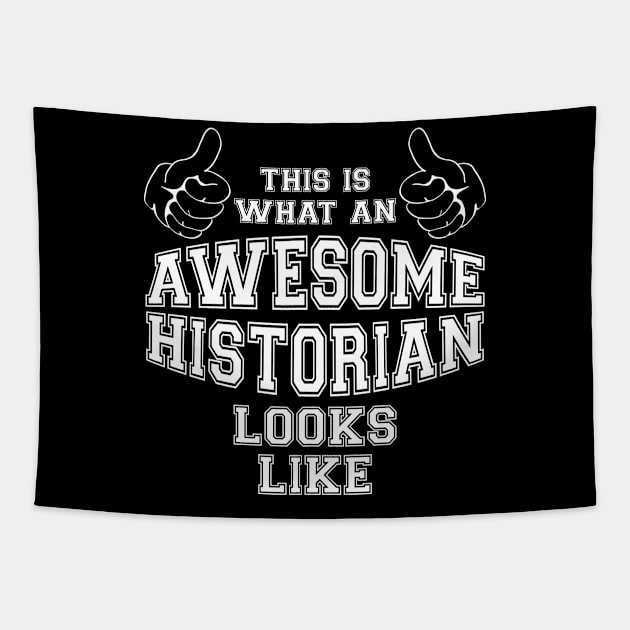 This is what an awesome historian looks like. Tapestry by MadebyTigger