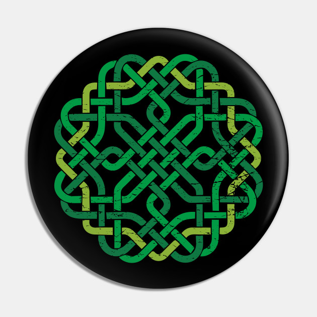 ICOVELLAVNA DECORATION ART DB-28 CELTIC KNOT LAPEL PIN BADGE