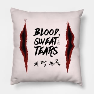 Taehyung / V's scars in "Blood, sweat & tears" - BTS Pillow