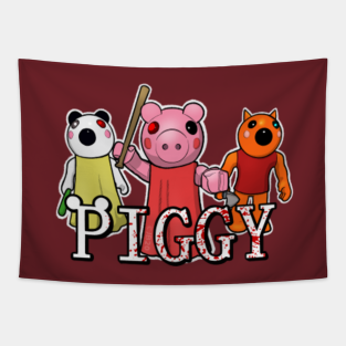 Piggy Game Tapestries Teepublic Au - foxy joe roblox