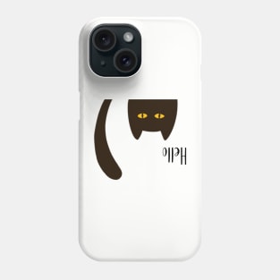 cat sayes hey Phone Case